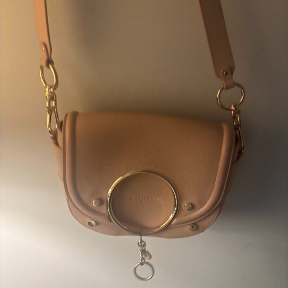 See by Chloe leather color blush Crossbody Bag with Gold Details - Picture 4 of 9